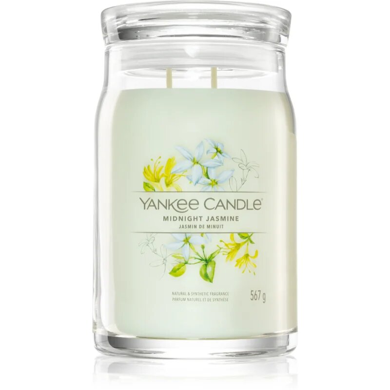 Yankee Candle Midnight Jasmine ароматна свещ I. Signature 567 гр.