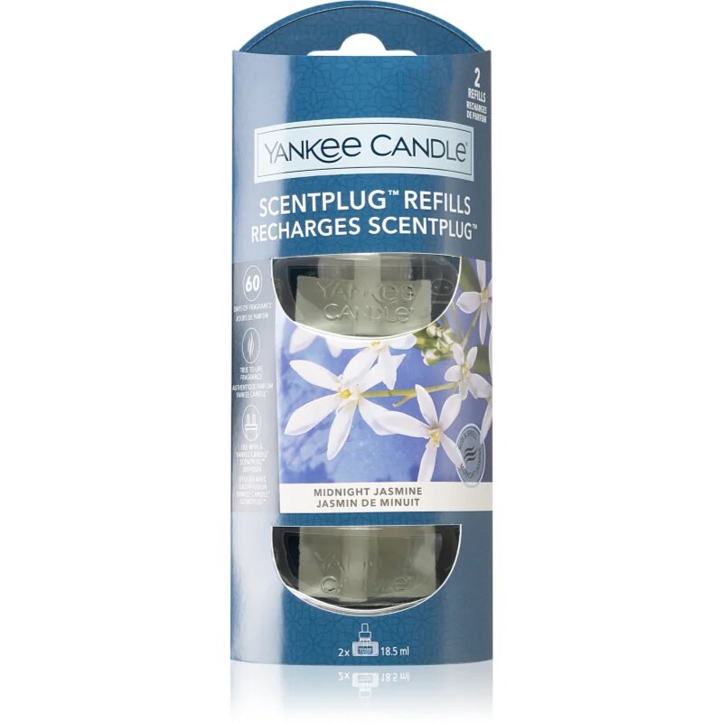 Yankee Candle Midnight Jasmine пълнител за електрически дифузер 2x18.5 мл.