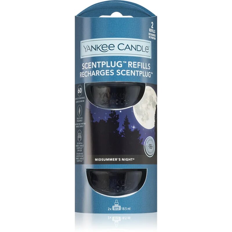 Yankee Candle Midsumer's Night Refill пълнител за електрически дифузер 2x185 мл.