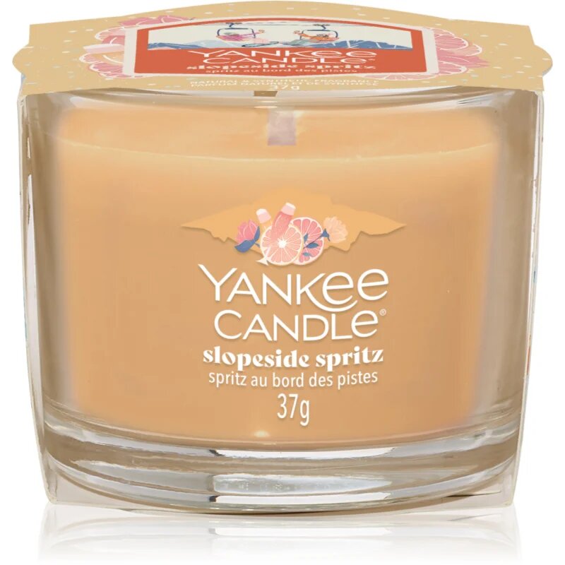 Yankee Candle Slopeside Spritz вотивна свещ glass 37 гр.