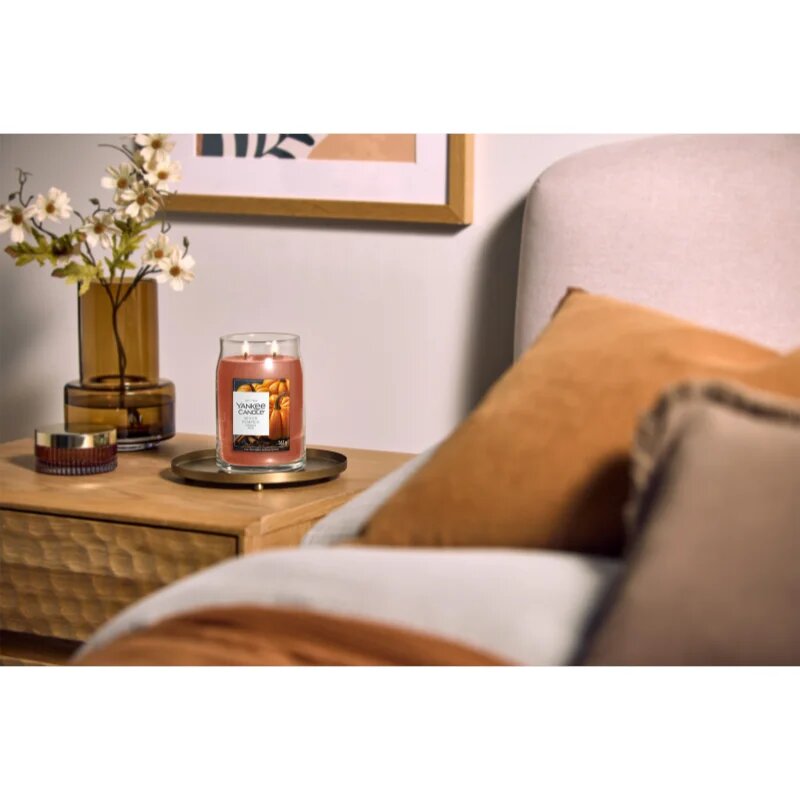 Yankee Candle Spiced Pumpkin ароматна свещ 567 гр.