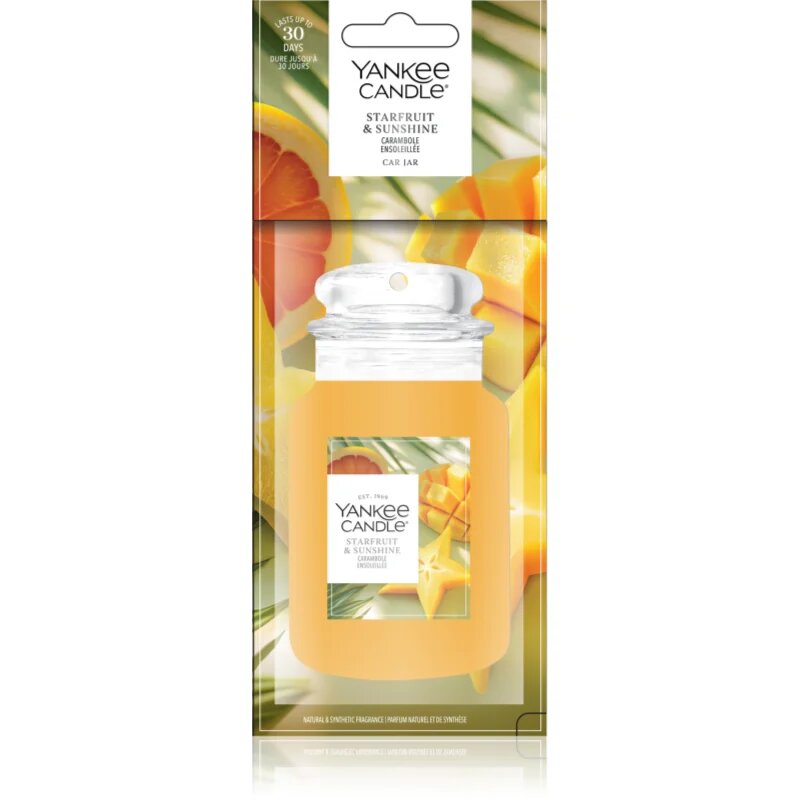 Yankee Candle Starfruit & Sunshine ароматизатор за кола 1 бр.