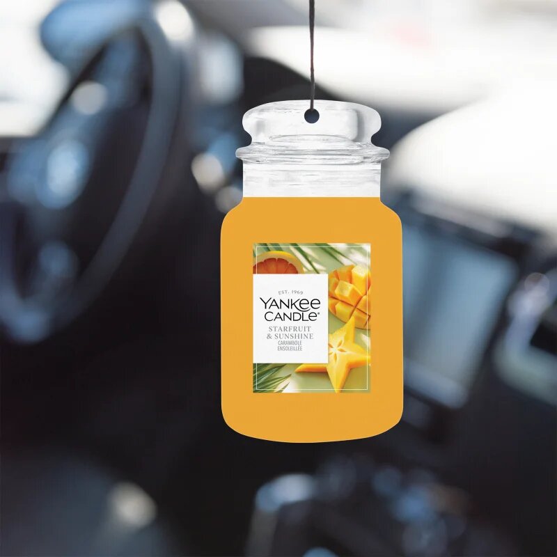 Yankee Candle Starfruit & Sunshine ароматизатор за кола 1 бр.