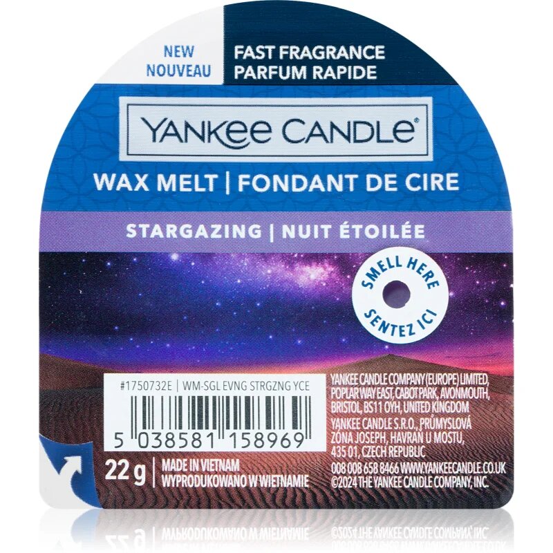 Yankee Candle Stargazing восък за арома-лампа 22 гр.