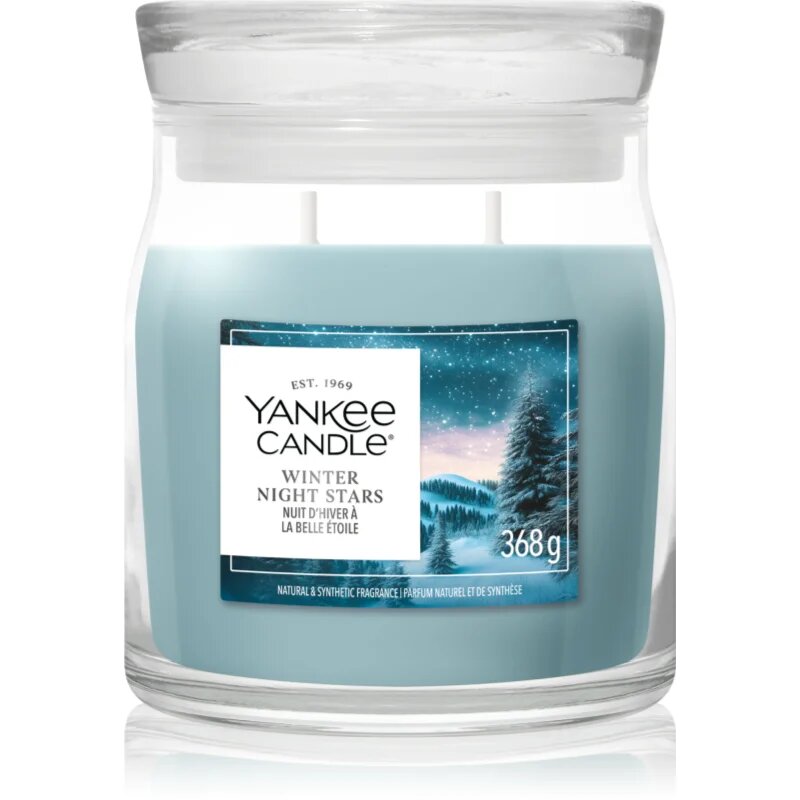 Yankee Candle Winter Night Stars ароматна свещ 368 гр.