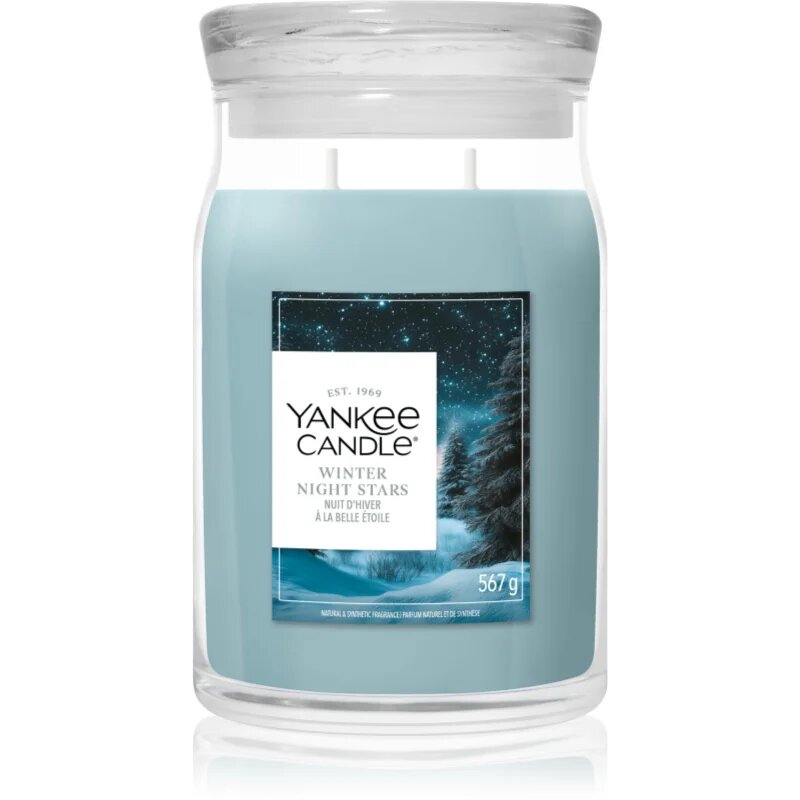 Yankee Candle Winter Night Stars ароматна свещ 567 гр.