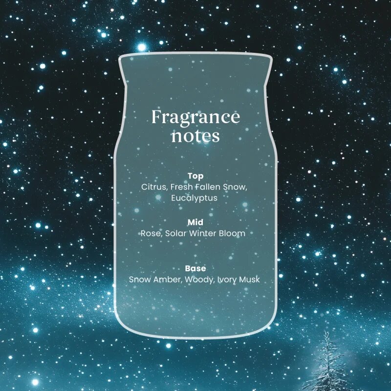 Yankee Candle Winter Night Stars ароматна свещ 567 гр.