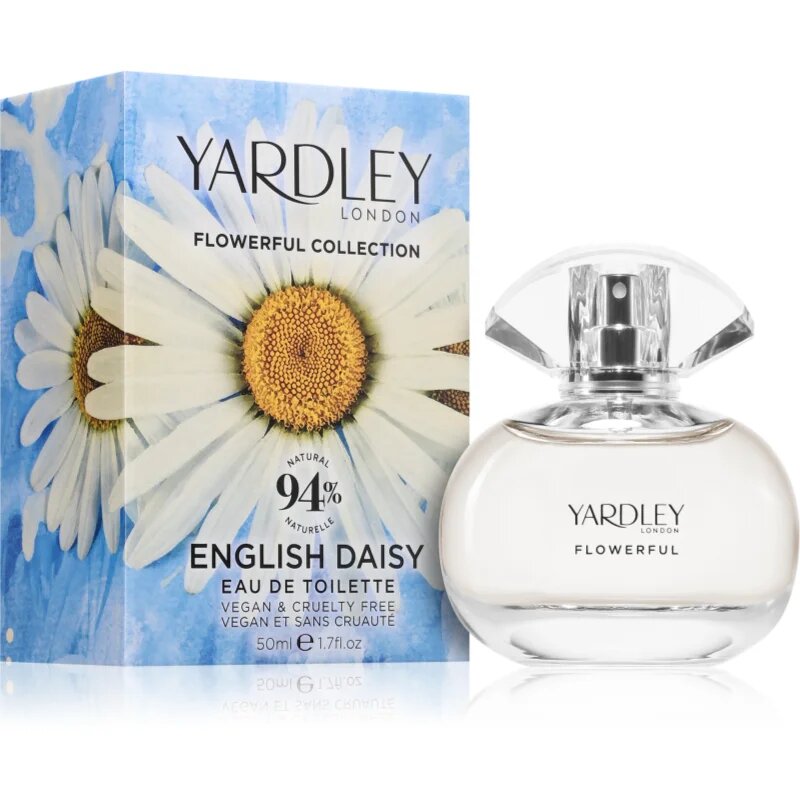 Yardley Flowerful English Daisy тоалетна вода за жени 50 мл.