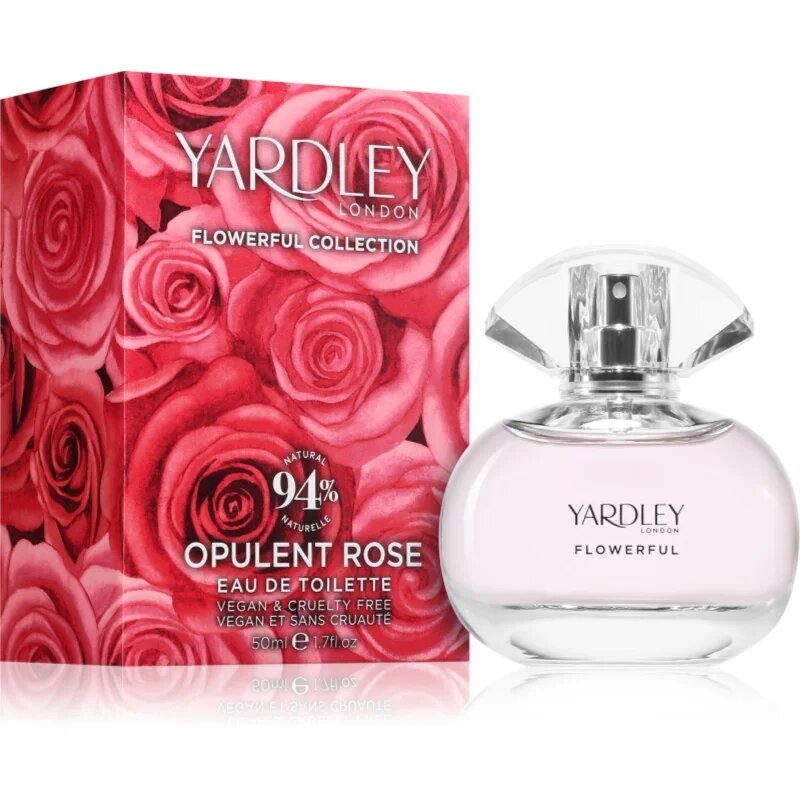 Yardley Flowerful Opulent Rose тоалетна вода за жени 50 мл.