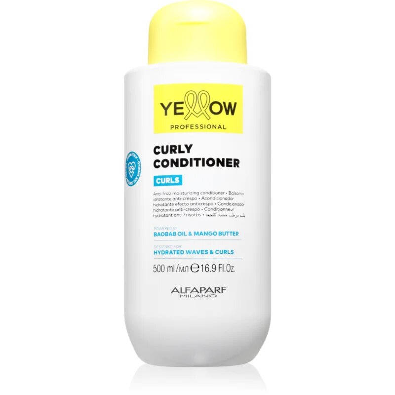 Yellow Professional Curls Curly Conditioner балсам за чуплива и къдрава коса 500 мл.