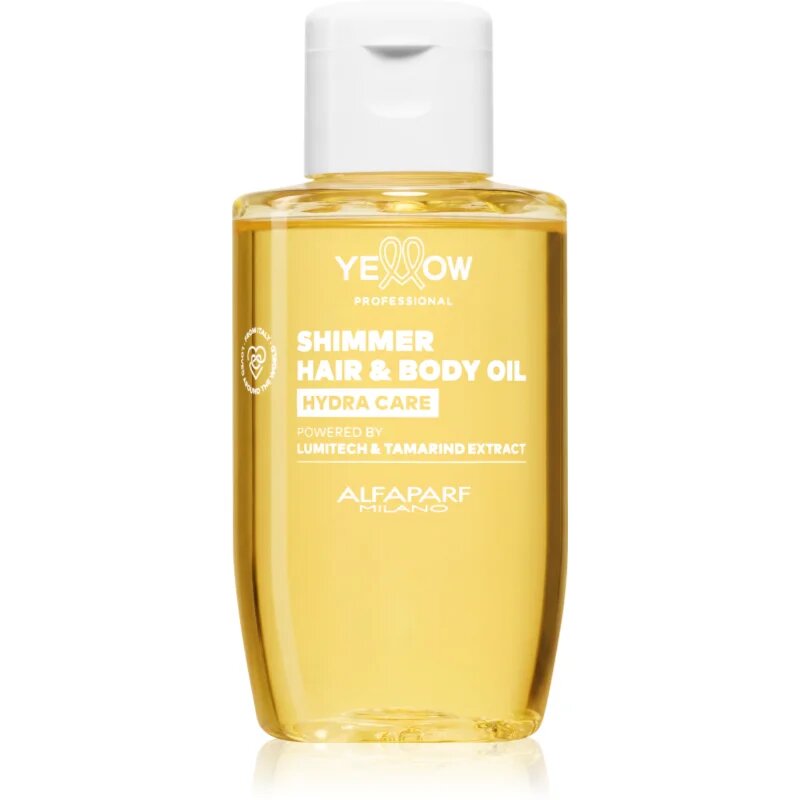 Yellow Professional Hydra Care Shimmer Hair & Body Oil хидратиращо олио за всички видове коса 100 мл.