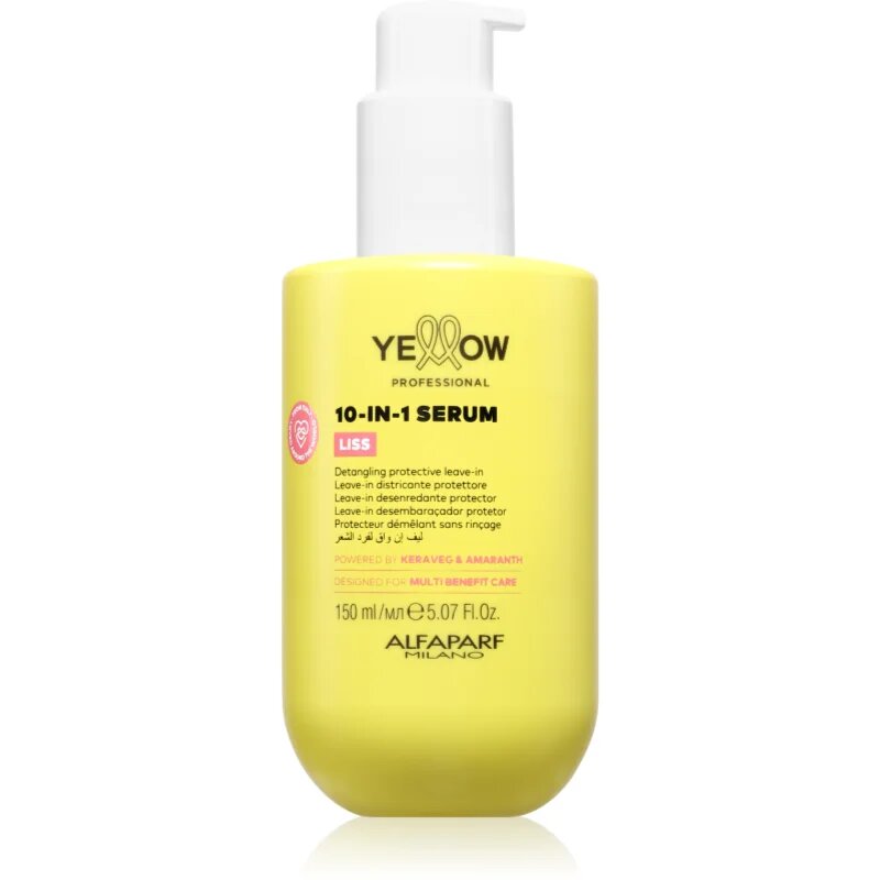 Yellow Professional Liss 10-IN-1 Serum серум без отмиване за изглаждане на косата 150 мл.