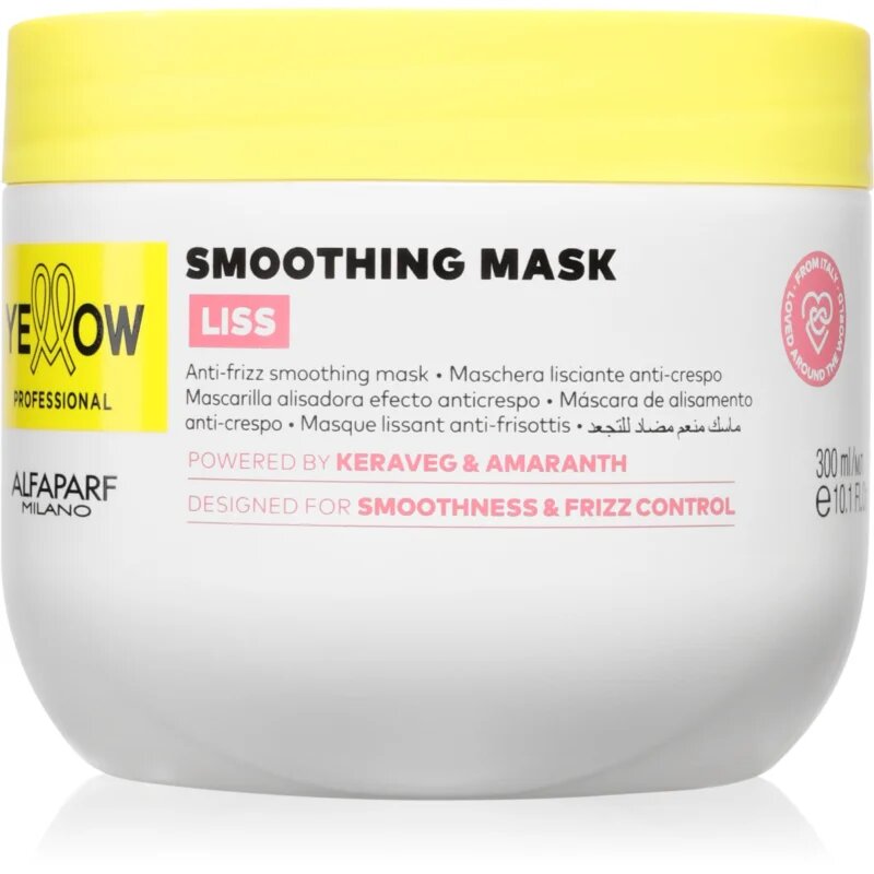 Yellow Professional Liss Smoothing Mask подхранваща маска за гладка и лъскава коса 300 мл.