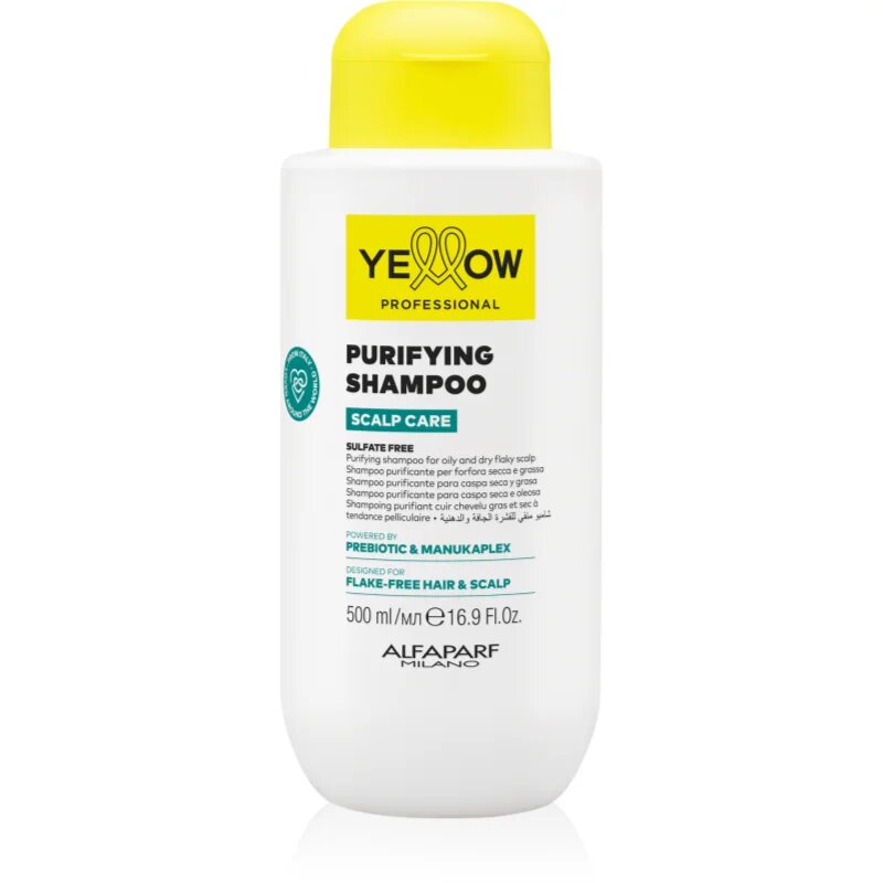 Yellow Professional Scalp Care Purifying Shampoo почистващ шампоан против пърхот 500 мл.