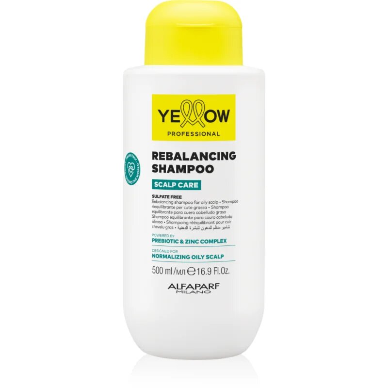 Yellow Professional Scalp Care Rebalancing Shampoo почистващ шампоан за мазна кожа на скалпа 500 мл.