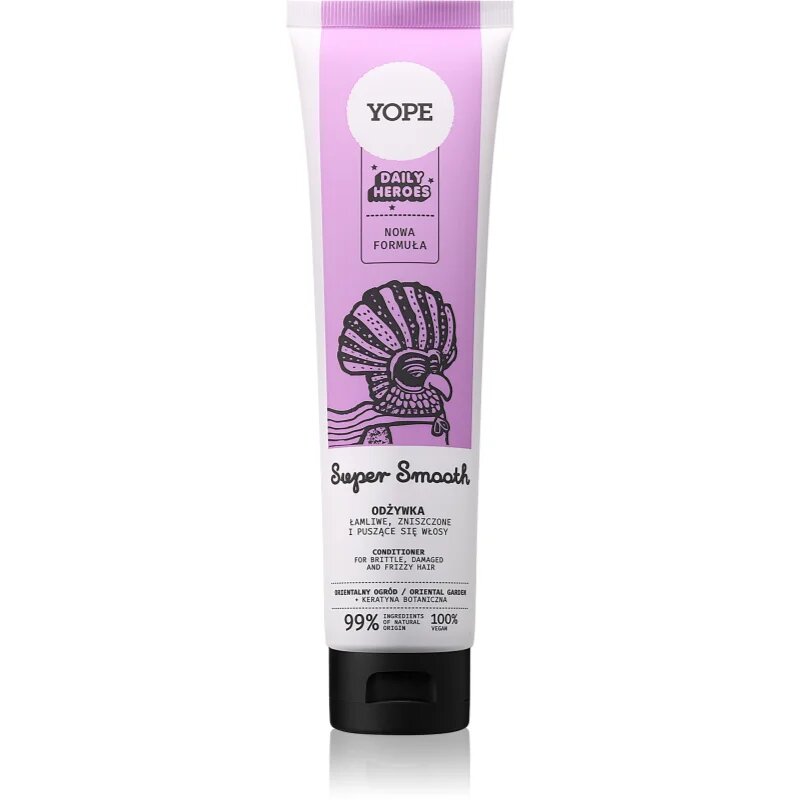 Yope Daily Heroes Smooth Conditioner Oriental Garden подсилващ балсам за увредена и крехка коса 170 мл.