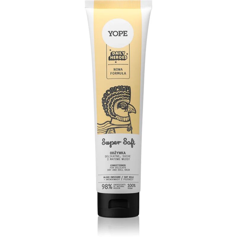 Yope Daily Heroes Soft Conditioner Oat Milk подсилващ балсам за чуплива коса 170 мл.