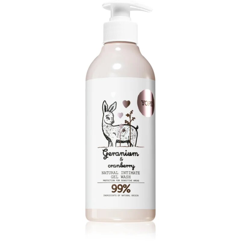 Yope Geranium & Cranberry гел за интимна хигиена 300 мл.