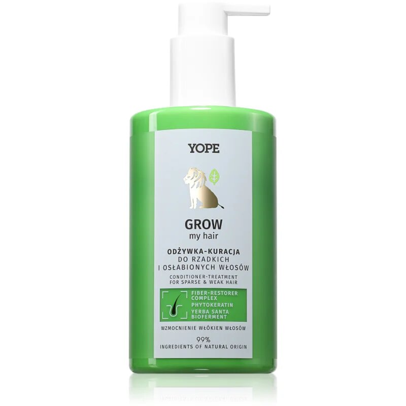Yope Grow My Hair балсам за обем за фина коса 300 мл.