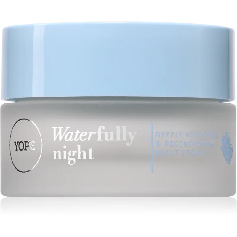 Yope Waterfully Deeply Hydrating & Regenerating Night Cream хидратиращ нощен крем 50 мл.