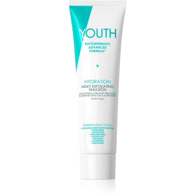 YOUTH Hydration Milky Exfoliating Emulsion експонираща почистваща емулсия 100 мл.