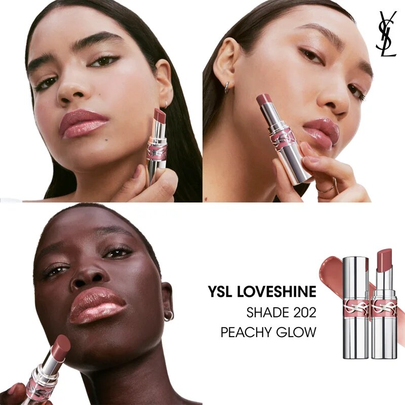 Yves Saint Laurent Loveshine Lipstick хидратиращ гланц за устни за жени 202 Peachy Glow 32 гр.