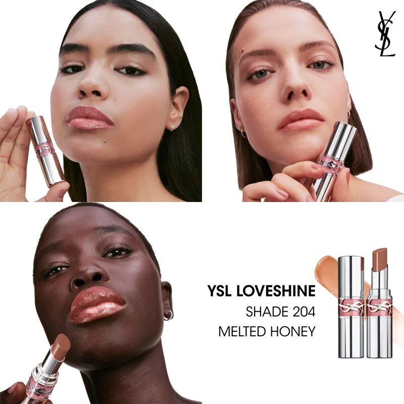 Yves Saint Laurent Loveshine Lipstick хидратиращ гланц за устни за жени 204 Melted Honey 32 гр.