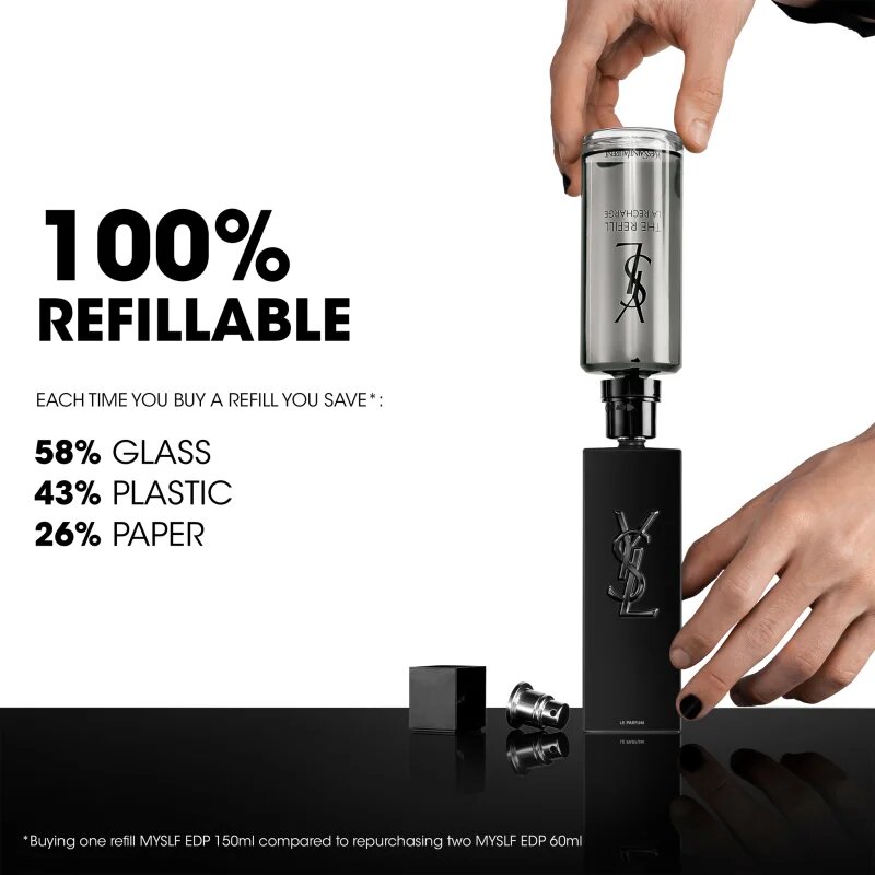 Yves Saint Laurent MYSLF Le Parfum парфюм пълнител за мъже Refill 150 мл.