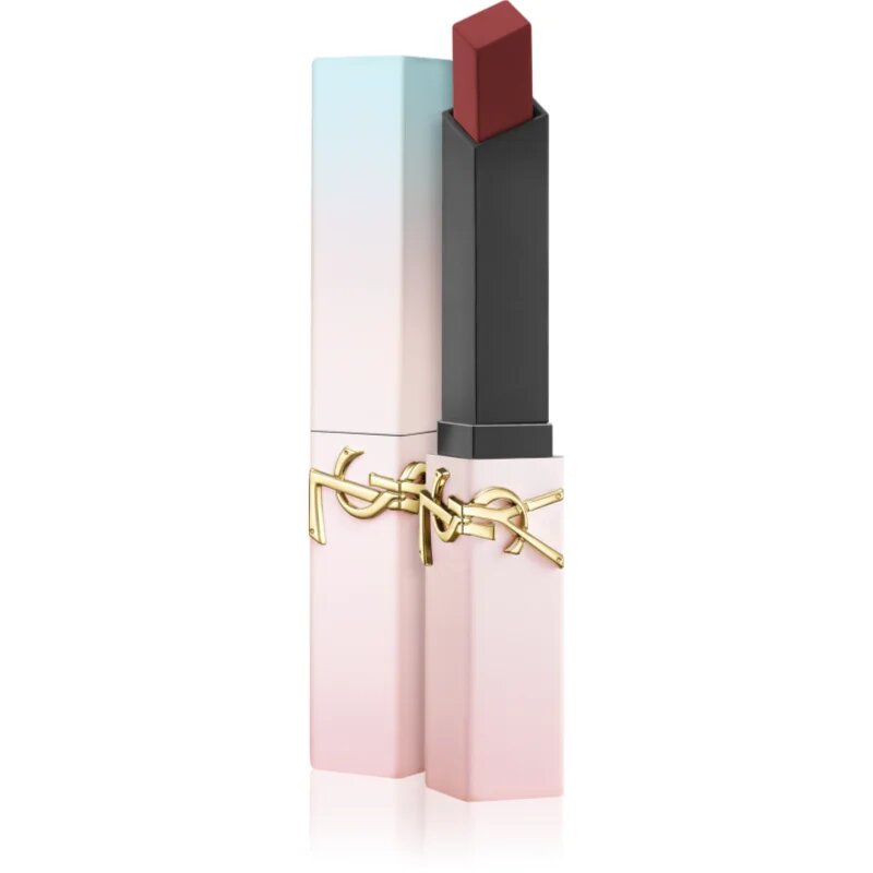 Yves Saint Laurent Rouge Pur Couture The Slim тънко матиращо червило с кожен ефект цвят 1966 Rouge Libre 2.2 гр.