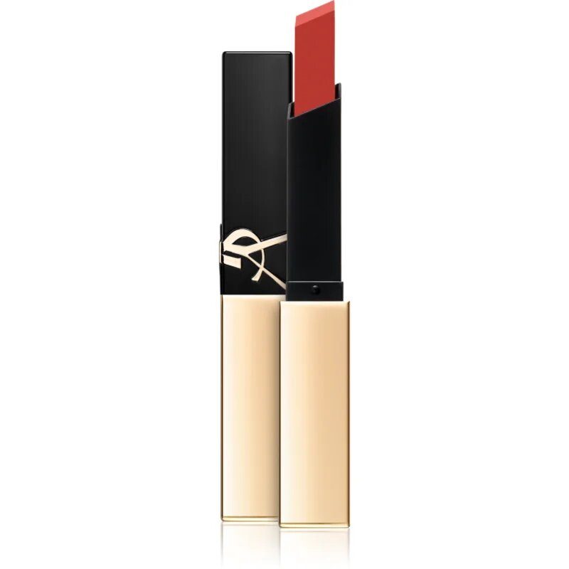 Yves Saint Laurent Rouge Pur Couture The Slim тънко матиращо червило с кожен ефект цвят 2.2 гр.