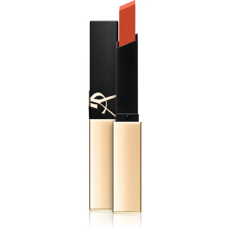 Yves Saint Laurent Rouge Pur Couture The Slim тънко матиращо червило с кожен ефект цвят 24 2.2 гр.
