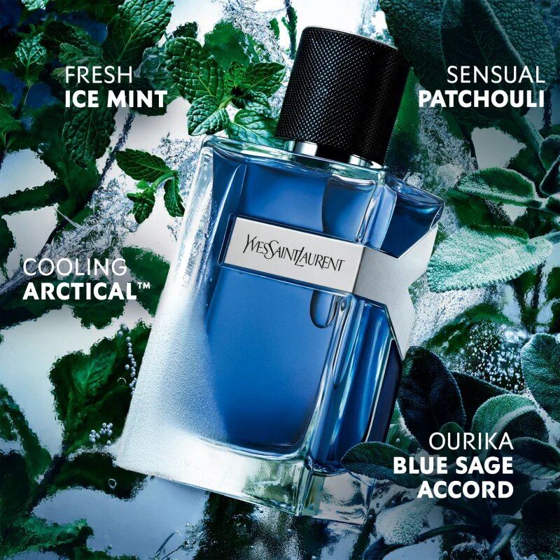 Yves Saint Laurent Y Iced Cologne тоалетна вода intense за мъже 100 мл.
