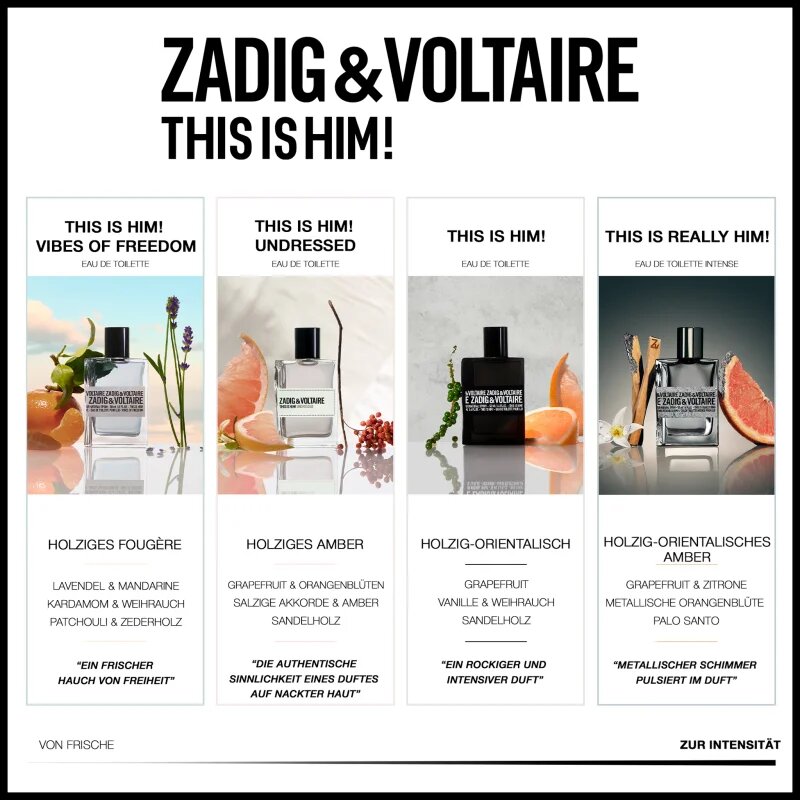 ZADIG&VOLTAIRE THIS IS HIM! тоалетна вода за мъже 100 мл.