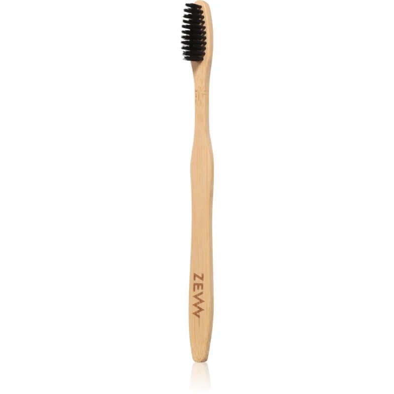 Zew For Men ACCESSORIES Toothbrush bamboo 19 cm бамбукова четка за зъби с активен въглен 1 бр.