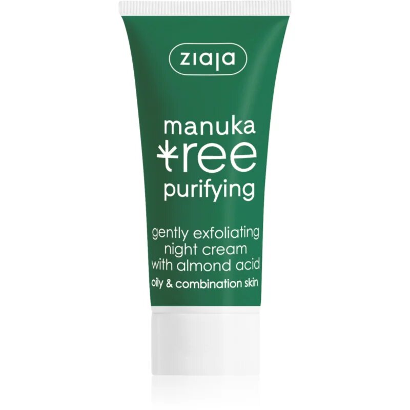 Ziaja Manuka Tree Purifying ексфолиращ нощен крем против акне 50 мл.