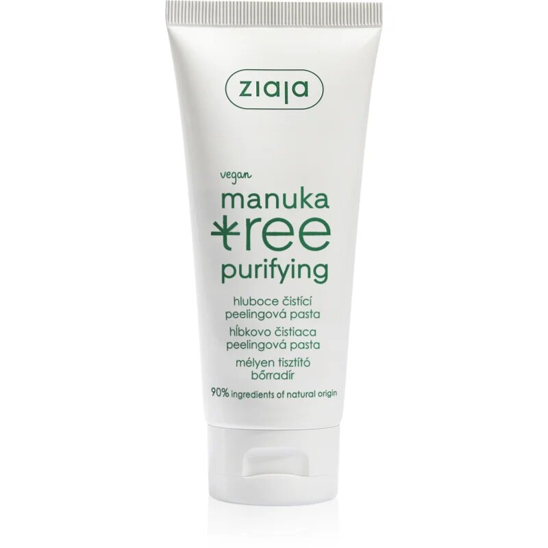 Ziaja Manuka Tree Purifying почистваща пилинг-паста за нормална към мазна кожа 75 мл.