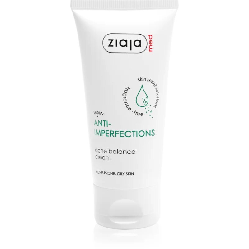 Ziaja Med Anti-Imperfections локална грижа против акне за лице и тяло 50 мл.