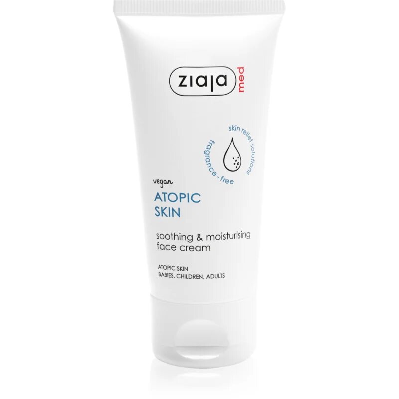 Ziaja Med Atopic Skin успокояващ крем за суха атопична кожа 50 мл.