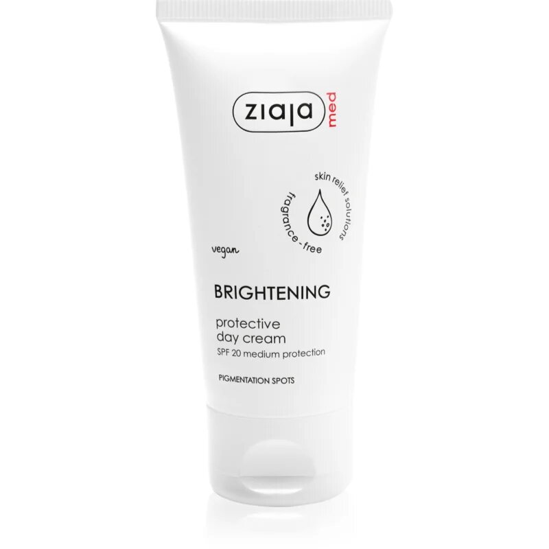 Ziaja Med Brightening Care защитен крем против пигментни петна SPF 20 50 мл.