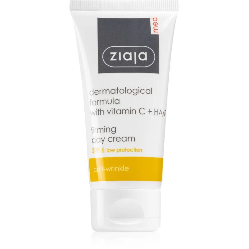 Ziaja Med Vitamin C стягащ дневен крем с антиоксидиращ ефект SPF 6 50 мл.