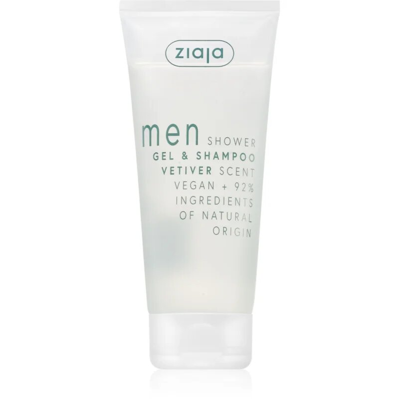 Ziaja Men душ гел и шампоан 2 в 1 за мъже Vetiver 200 мл.