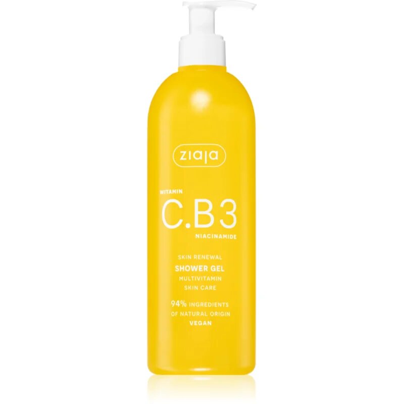Ziaja Vitamin C.B3 Niacinamide освежаващ душ гел 400 мл.