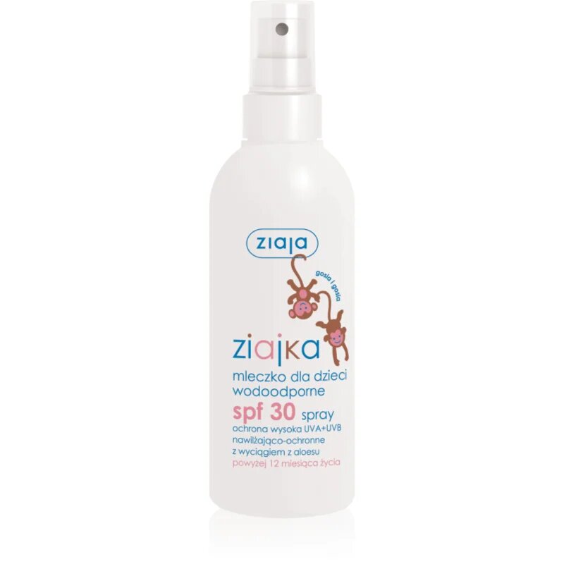 Ziaja Ziajka слънцезащитно масло за деца в спрей SPF 30 170 мл.