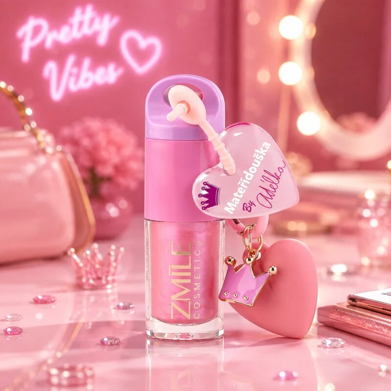 ZMILE COSMETICS Lipgloss By Adélka блясък за устни с блестящи частици 4.5 мл.