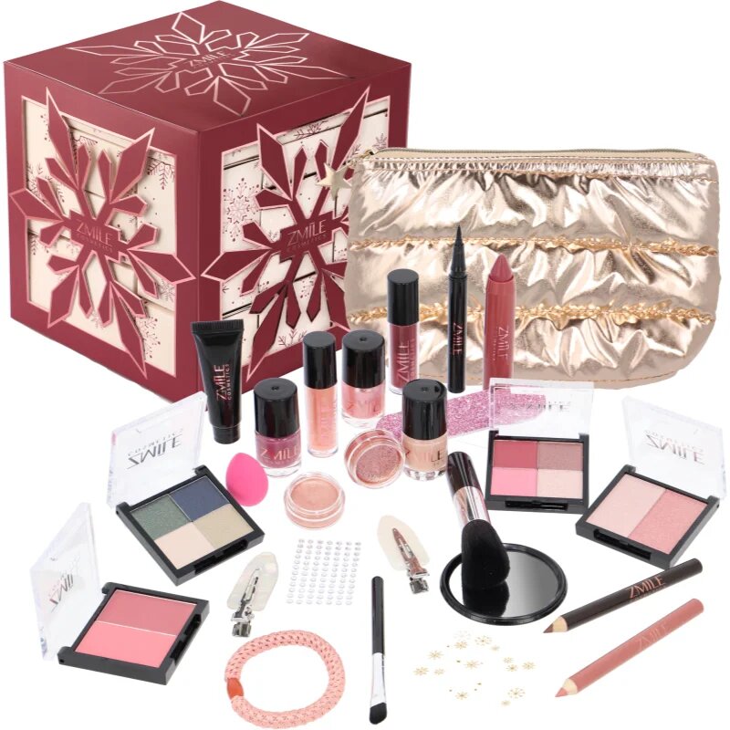 ZMILE COSMETICS Snowflake Puzzle коледен календар Cherry Red
