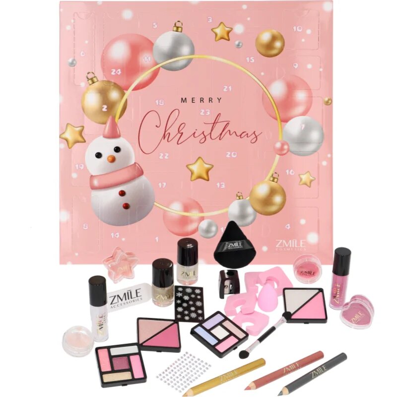 ZMILE COSMETICS Square Snowman коледен календар