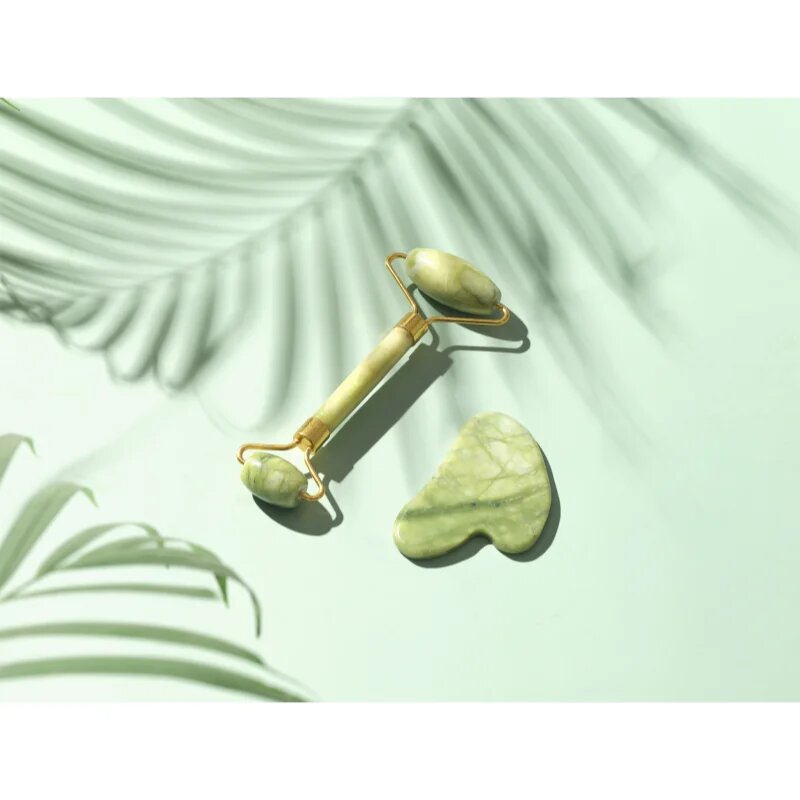 Zoë Ayla Luxurious Jade Crystal Roller масажно валяче за лице 1 бр.