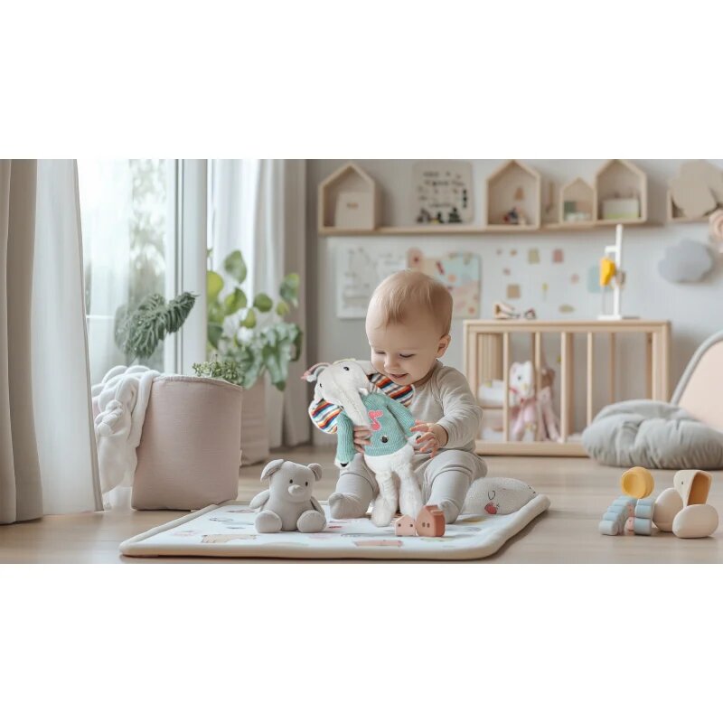 Zopa Plush Interactive Buddy Elephant интерактивна плюшена играчка 12 m+ 1 бр.