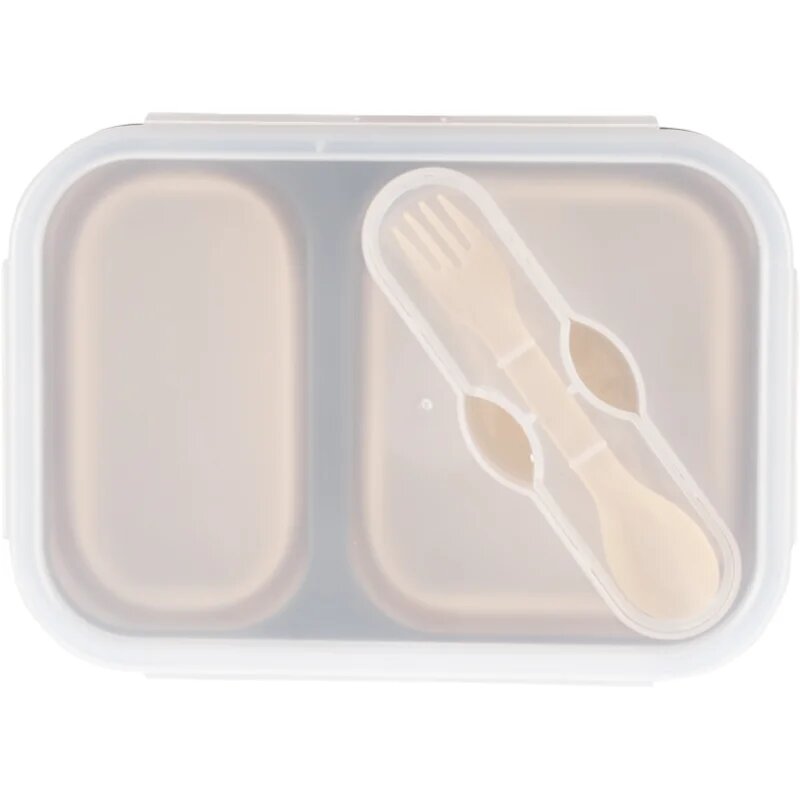 Zopa Silicone Lunch Box Large комплект за хранене Sand Beige 21x15 cm 1 бр.
