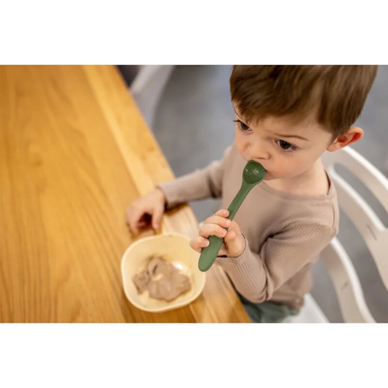 Zopa Silicone Spoon лъжичка 6 m+ Mustard Yellow 1 бр.